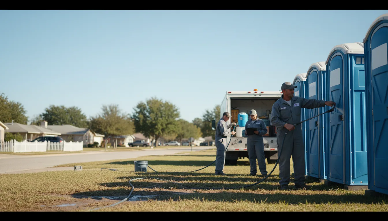Long-Term Portable Toilet Rental in Byars, OK near me